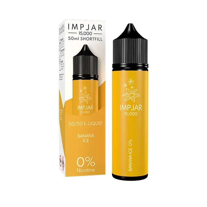 Banana Ice 50ml Shortfill E-Liquid by Imp Jar