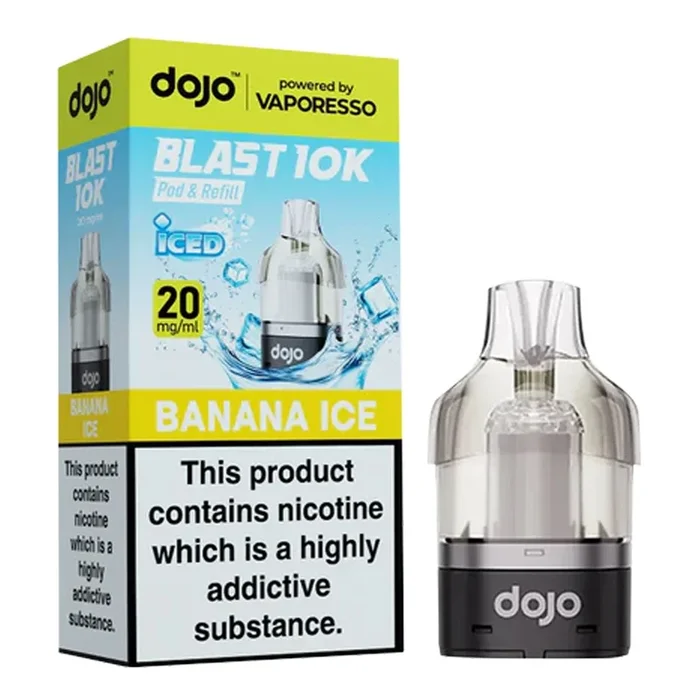 Banana Ice Dojo Blast 10K Pre-filled Pod by Vaporesso