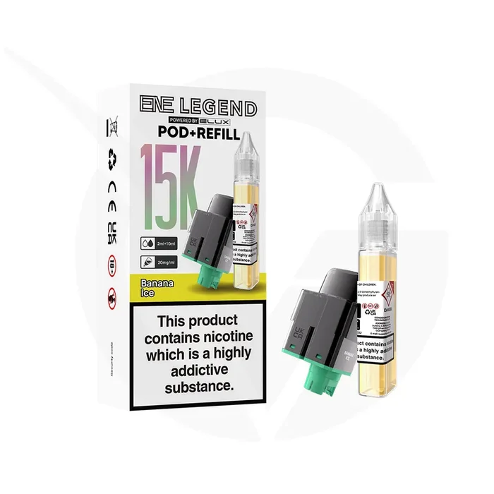 Banana Ice Elux ENE Legend 15k Refill Pods