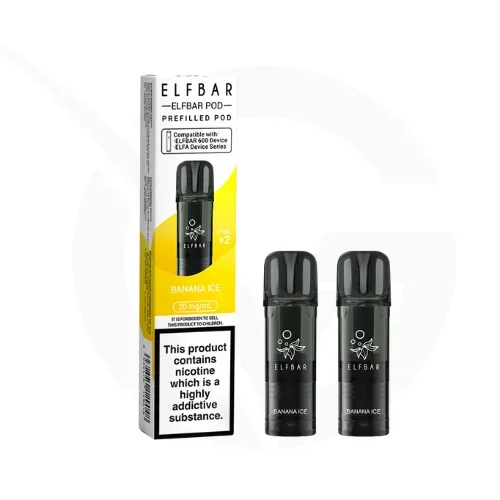 Banana Ice Prefilled Pods By Elf Bar 600