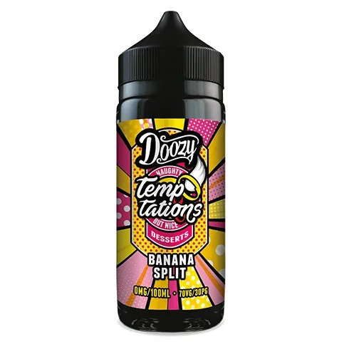 Banana Split 100ml Shortfill E-Liquid By Doozy Temptations