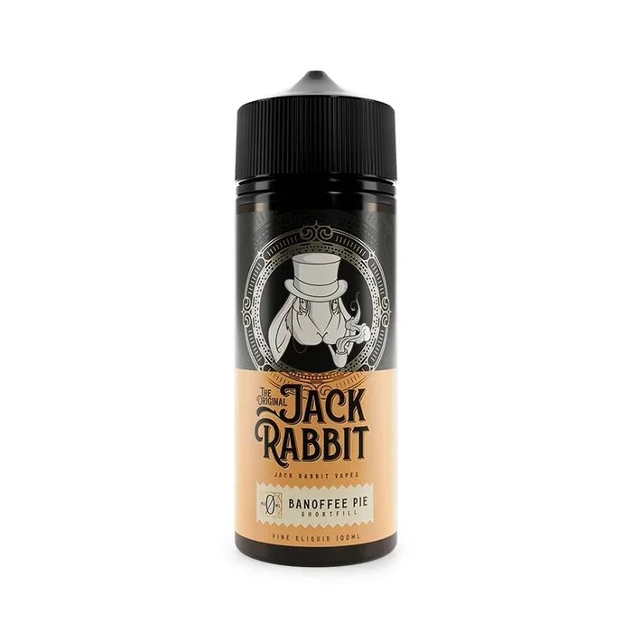 Banoffee Pie Shortfill by Jack Rabbit Vapes. – 100ml