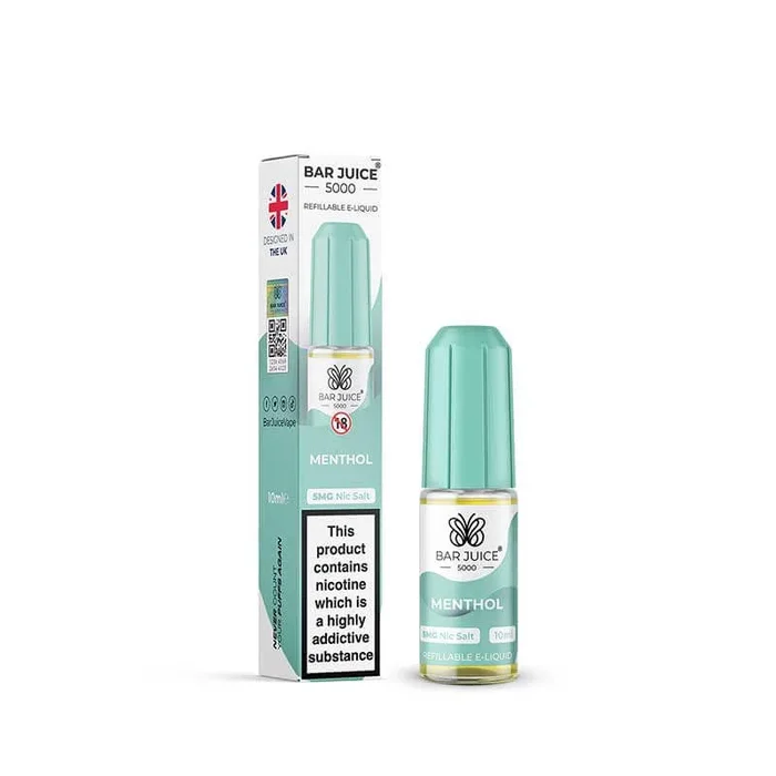 Bar Juice 5000 Menthol 10ml Nic Salt E-Liquid