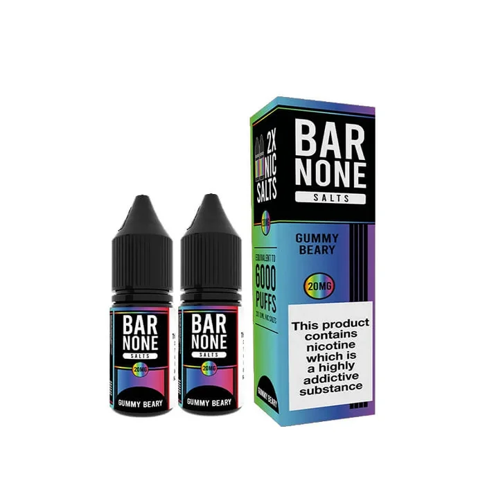 Bar None Gummy Bear Nic Salt 10ml E-Liquid – 2 Pack
