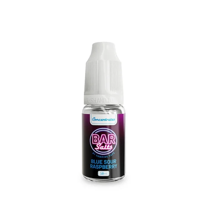 Bar Salts Blue Sour Raspberry Flavour Concentrate 10ml By Vampire Vape