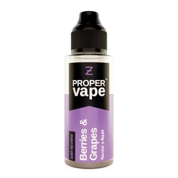 Berries And Grapes 100ml Shortfill E-Liquid by Proper Vape