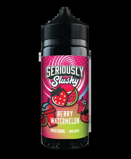 BERRY WATERMELON E-LIQUID BY SERIOUSLY SLUSHY / DOOZY VAPE CO 100ML 70VG