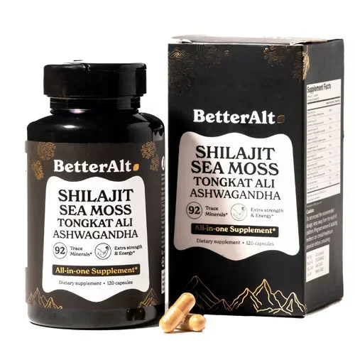 Betteralt Shilajit Advance 1000 mg – 120 Capsules