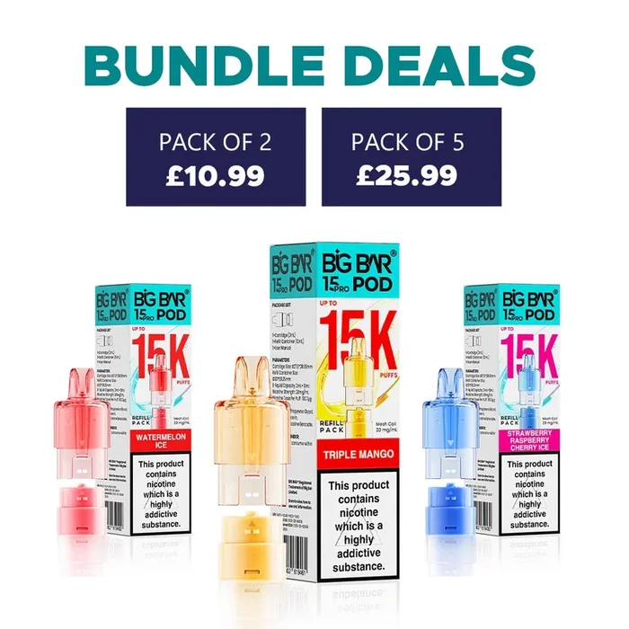 Big Bar 15K Pro Prefilled Pod Refill