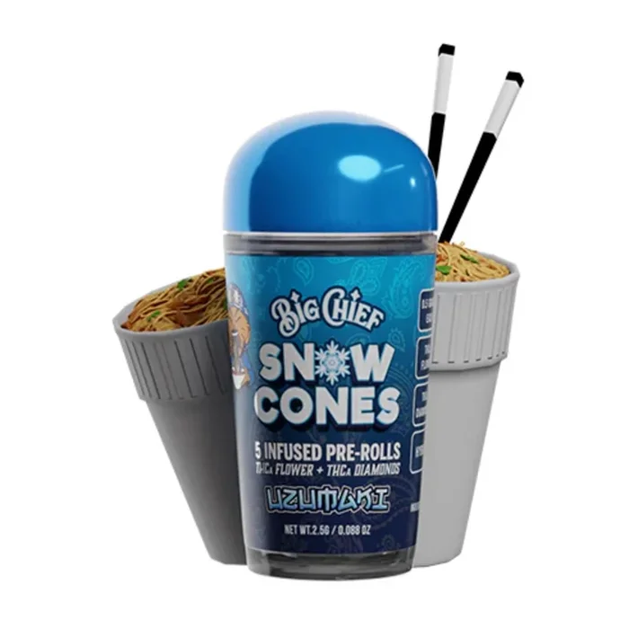 Big Chief THC-A Snow Cone Pre-rolls – 5ct