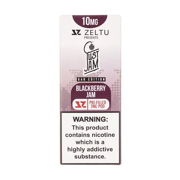 Blackberry Jam X3 Just Jam Prefilled Pods by Zeltu