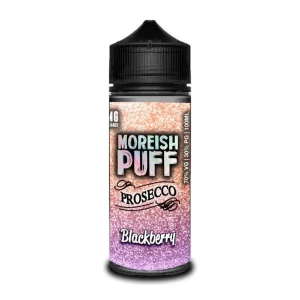 BLACKBERRY PROSECCO E LIQUID BY MOREISH PUFF – PROSECCO 100ML 70VG