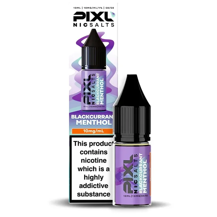 Blackcurrant Menthol 10ml Nic Salt By PIXL Salts