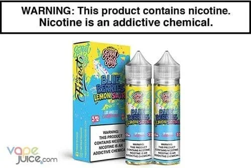 BLUE BERRIES LEMON SWIRL BY FINEST SWEET AND SOUR 120ML