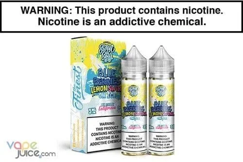 BLUE BERRIES LEMON SWIRL ON ICE BY FINEST SWEET AND SOUR 120ML