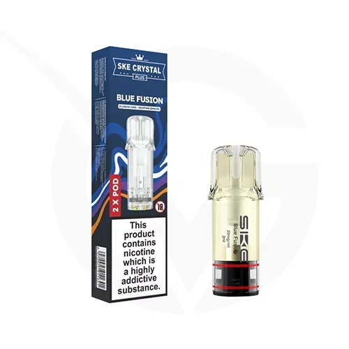Blue Fusion Crystal Plus Prefilled Pods by SKE -(2 x 2ml)-20mg