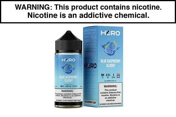 BLUE RASPBERRY SLUSHY BY HERO 100ML