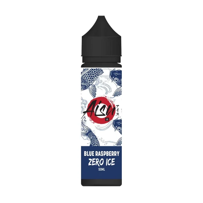 BLUE RASPBERRY ZERO ICE E LIQUID BY AISU 50ML 70VG