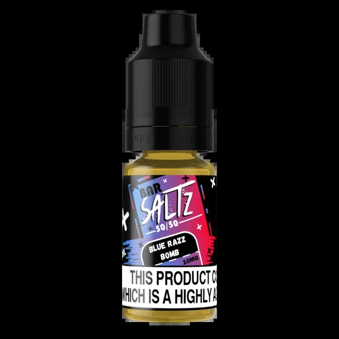 Blue Razz Bomb 10mg Salts by Bar Saltz