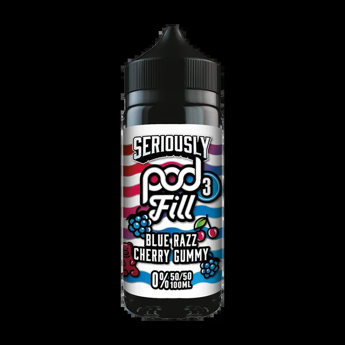 Blue Razz Cherry Gummy by Seriously Pod Fill 3 100ml