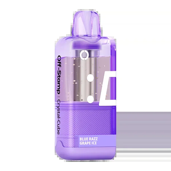 Blue Razz Grape Ice Off Stamp X-Cube Crystal Cube