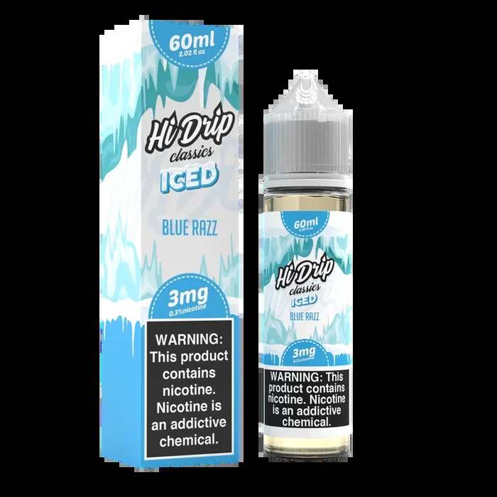 Blue Razz Iced by Hi-Drip Classics E-Liquid 60ML