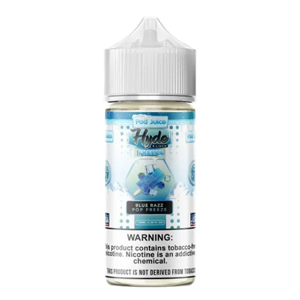 Blue Razz Pop Freeze by Pod Juice PJ x Hyde TFN Series 100mL