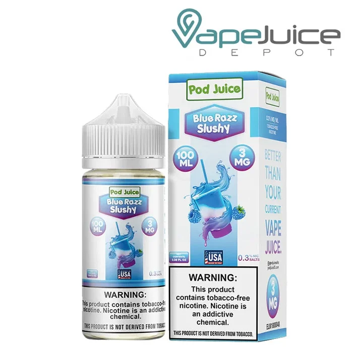 Blue Razz Slushy Pod Juice TFN 100ml