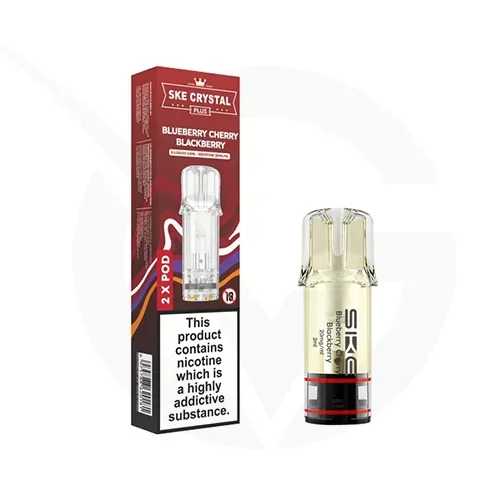 Blueberry Cherry Blackberry Crystal Plus Prefilled Pods by SKE -(2 x 2ml)-20mg