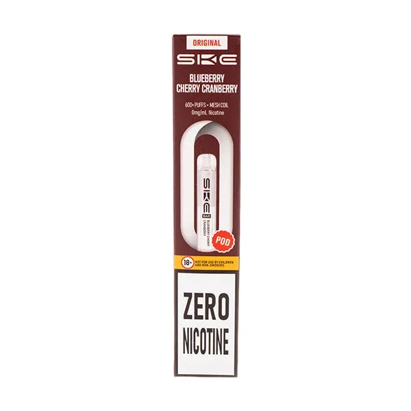 Blueberry Cherry Cranberry Crystal Bar 600 Zero Nicotine Prefilled Pods by SKE