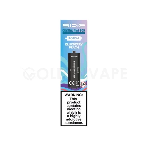 Blueberry Peach Crystal 4in1 Prefilled Pods By SKE