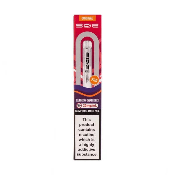 Blueberry Raspberries Crystal Bar 600 Prefilled Pod by SKE