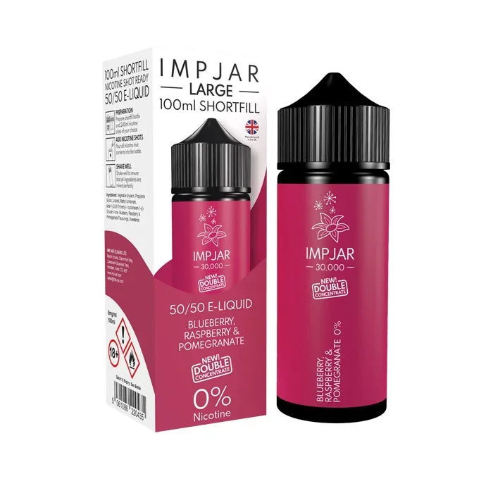 Blueberry Raspberry & Pomegranate 100ml Shortfill by Imp Jar Large