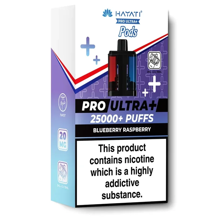 Blueberry Raspberry Pro Ultra+ Refill Pods by Hayati