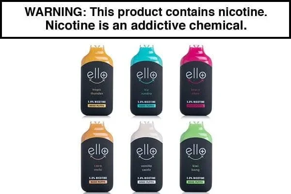 BLVK ELLO PLUS DISPOSABLE VAPE – 6000 PUFFS