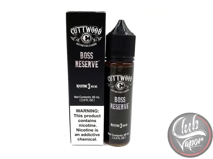 Boss Reserve 60mL E-Liquid by Cuttwood Vapors