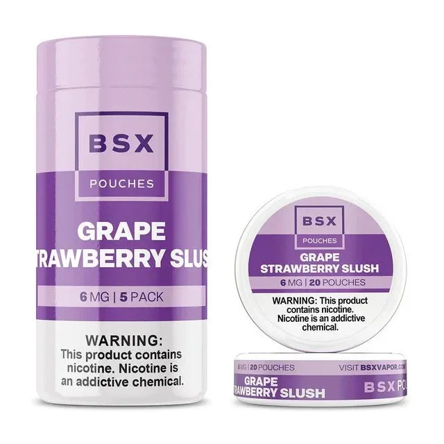 BSX NICOTINE POUCHES – GRAPE STRAWBERRY SLUSH