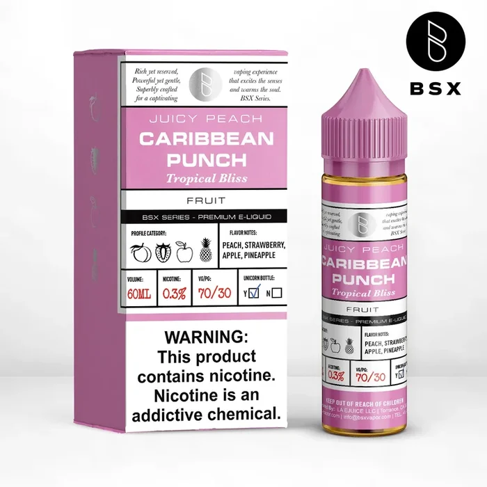 BSX Vapor BSX Series – Caribbean Punch – 60ML E-Liquid