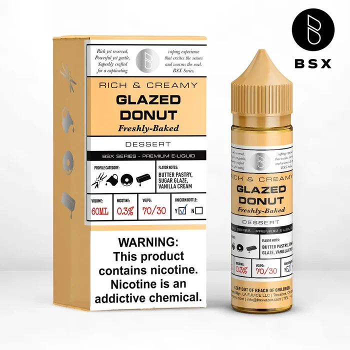 BSX Vapor BSX Series – Glazed Donut – 60ML E-Liquid