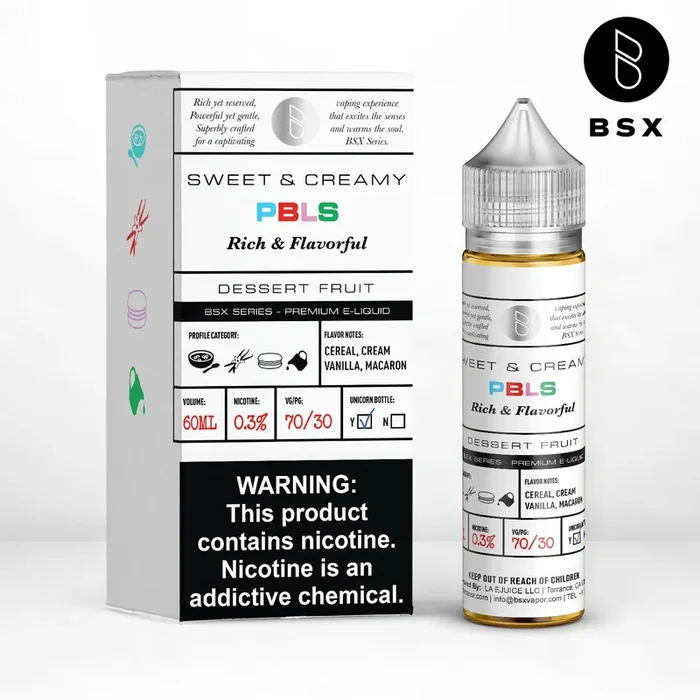 BSX Vapor BSX Series – PBLS – 60ML E-Liquid