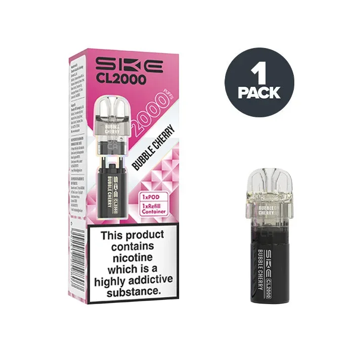 Bubble Cherry SKE CL2000 Prefilled Pods