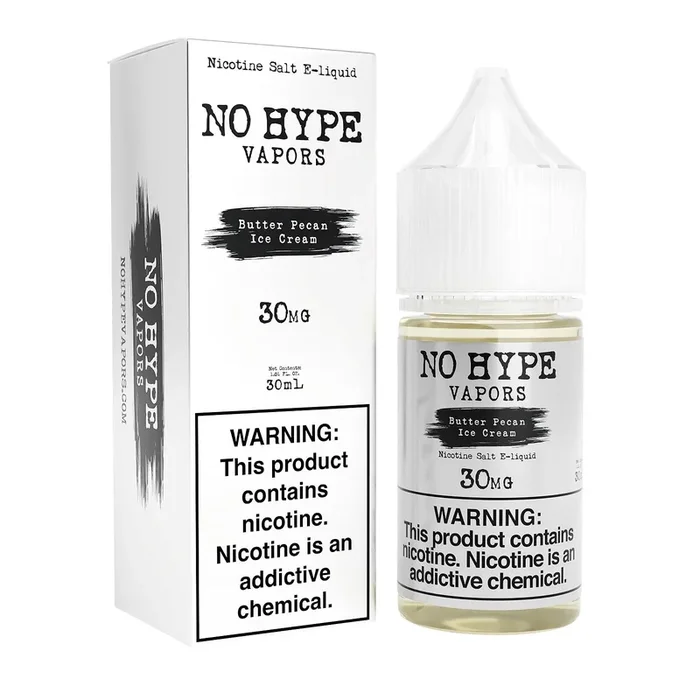 Butter Pecan Ice Cream | No Hype | 30mL