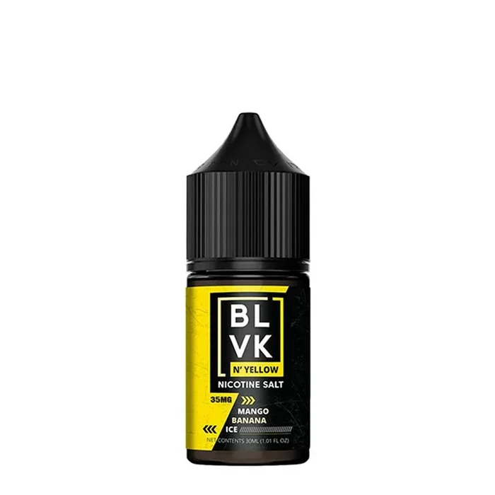 Buy Mango Banana Iced Salt – BLVK N Yellow – 30mL