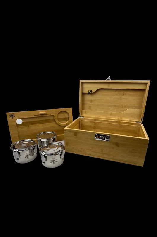 Bzz Box XL Bamboo Bzz Box with Bzz Canisters