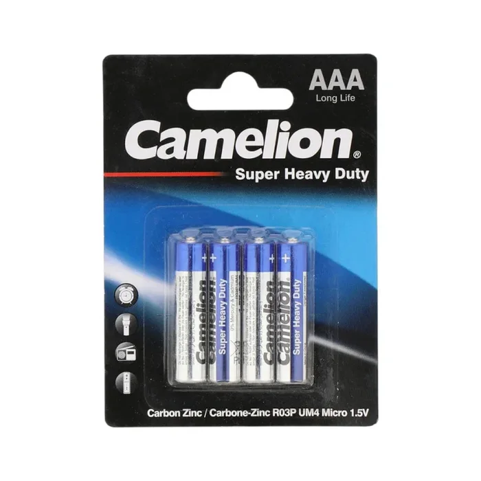 CAMELION SUPER HEAVY DUTY CELL 1.5 V AAA4 PC