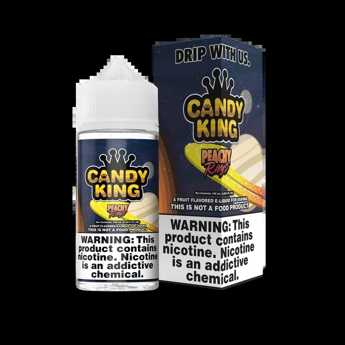 CANDY KING – Peachy Rings – 100ML E-Liquid