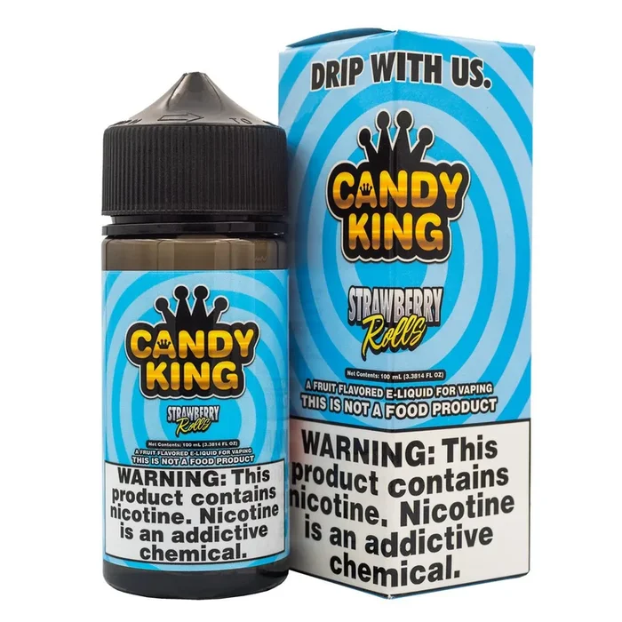 CANDY KING – STRAWBERRY ROLLS – 100ML