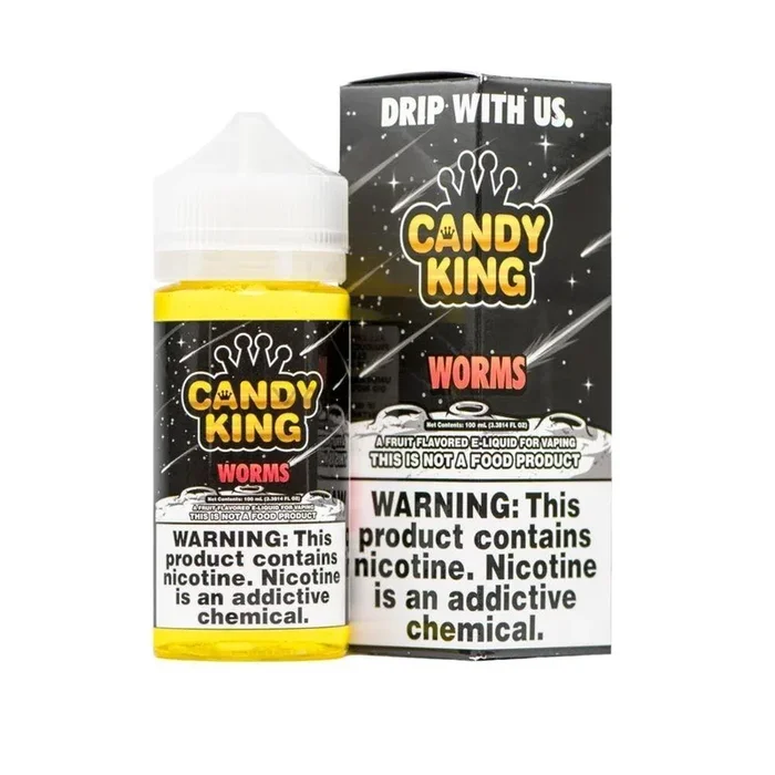 Candy King eJuice – Worms – 100ML