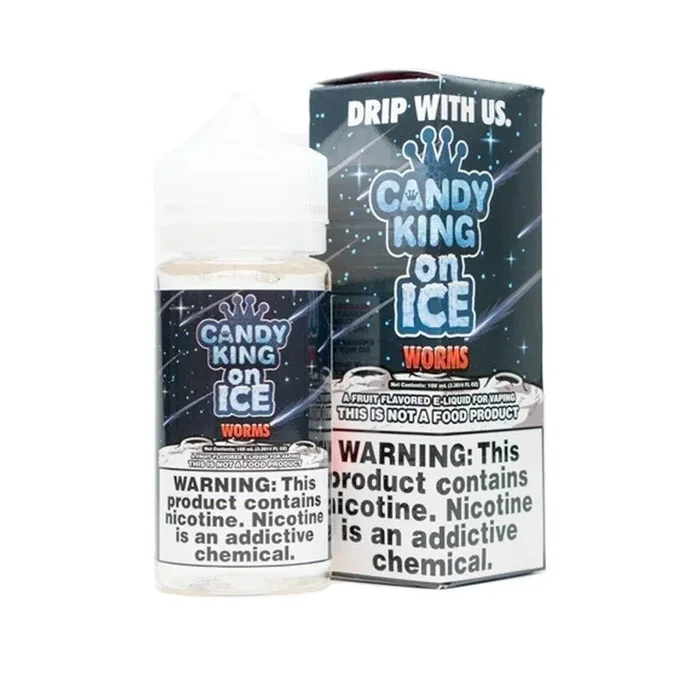 Candy King eJuice – Worms ICE – 100ML