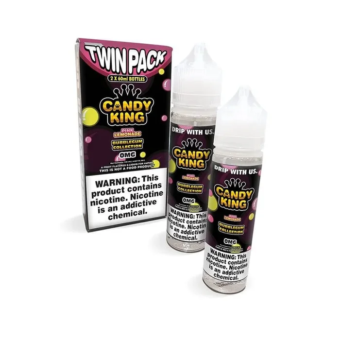Candy King Pink Lemonade Bubblegum Series 120mL Freebase Vape Juice